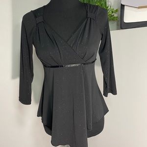 Laura Petites Overlap Shirt